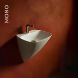 Newarc Mono Monoblok Beyaz Delikli Lavabo 50X46 Cm 3818 (Mod.l050)