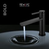 NEWARC NEWA000573 Newarc Bold Çanak Tipi Lavabo Bataryası Siyah 910001B