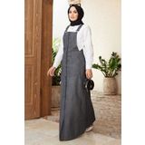 Neways 2226-denim Salopet Etek Gri