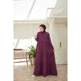 Neways 6531-BERLIN Kapşonlu Reglan Kollu Elbise Koyu Gül Kurusu - Koyu Gülkurusu - 46