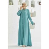 Neways 6607-FIRFIRLI Krep Ferace Mint Yeşili - 38