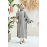 Neways -denim Kapşonlu Yarasa Tunik Gri 6465