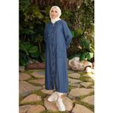 Neways -kapşonlu Fermuarlı Tunik Koyu Mavi 6475