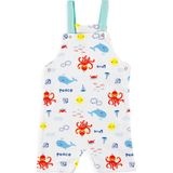 Newborn Fashion Club Bebek Eğlenceli Yaz Salopet - 1 Yaş - Ekru