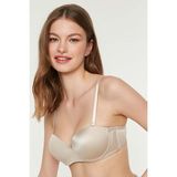 NEWBRA LINGERIE Kadın Dolgusuz B Cup Sütyen - Ten - 90