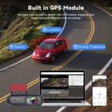 Newdaki Gps Özelliği - Wifi 4K 2 Lens Kameralı 3.16 Inç Ekran Gece Görüşlü 170 Derece Geniş Açı G- Sensörü Park Sensörü Dvr Araç Kamerası