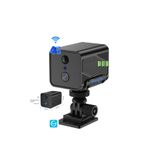 newdaki Mini WİFİ HD Kamera 2Mp Hareket Sensörlü Güvenlik IP Kamera Şarjlı Adaptör Gerektirmez