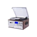 newdaki Nostaljik Pikap Kaset CD Çalar Bluetoothlu Kumandalı Radyo Mp3 USB 33-45-78 lik Plakla