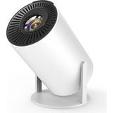Newdaki Taşınabilir Ev Sinema Projeksiyon Cihazı Wifi 1280 x 720P Otomatik Odak Android 11 Akıllı Projektör - Beyaz