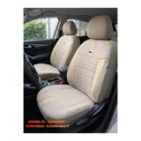 NewDeco Fıat Doblo 3+4 Premıo Hafif Ticari 2010 Aracınıza Uyum Sağlayan Oto Koltuk Kılıfı -Riva Serisi Bej RV-TCR-066