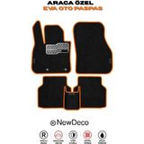NewDeco Hyundaı Getz Tb 2003-2006 Yeni Nesil Hücreli Eva Paspas Takımı St - Siyah - Turuncu