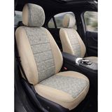 NewDeco Opel Corsa E Kasa Hatchback 2015-2019 Uyumlu Oto Koltuk Kılıfı Tam Set Airbag Uyumlu 4 Mevsim Cotfit Serisi - Bej