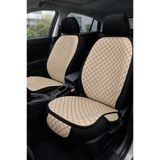 NewDeco Renault Broadway Araçlara Uyumlu 5 Parça Oto Koltuk Minderi bej-siyah TYL-MNDR-102