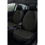 NewDeco Renault Broadway Araçlara Uyumlu 5 Parça Oto Koltuk Minderi siyah-sarı TYL-MNDR-102