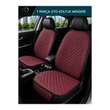 NewDeco Renault Broadway Araçlara Uyumlu 7 Parça Oto Koltuk Minderi bordo TYL-MNDR-102