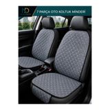 NewDeco Renault Broadway Araçlara Uyumlu 7 Parça Oto Koltuk Minderi Füme TYL-MNDR-102