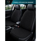 NewDeco Renault Broadway Araçlara Uyumlu 7 Parça Oto Koltuk Minderi - Siyah
