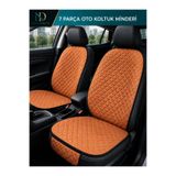 NewDeco Renault Broadway Araçlara Uyumlu 7 Parça Oto Koltuk Minderi Taba TYL-MNDR-102