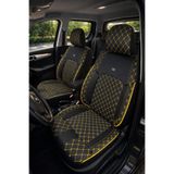 NewDeco Renault Broadway Araçlara Uyumlu Oto Koltuk Kılıfı Seti- Efesum Sarı efss-80