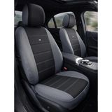 NewDeco Renault Broadway Uyumlu Oto Koltuk Kılıfı Tam Set Airbag Uyumlu 4 Mevsim Cotfit Serisi - Gri
