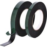 Newdizayn Çift Taraflı Köpük Bant Yeşil-Siyah 20 mm x 10 mt