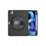 Newface Apple iPad 2022 10.9 (10.nesil) Kılıf Hand Strap Tablet Kılıfı - Siyah