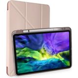 Newface Apple iPad Air 4 10.9 Kılıf Kalemlikli Mars Tablet Kılıfı - Rose Gold Zrnet