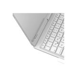 Newface Apple İpad Pro 11 (2024) F11 Ats Kılıf Magic Dönen Klavyeli Tablet Kılıf - Gümüş