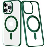 Newface Apple Iphone 14 Pro Kılıf Element Magneticsafe Sert Kapak - Köknar Yeşili - Siyah