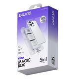 Newface Apple İphone 15 Pro Max Bilvis 5İn1 3D Magic Cam Ekran Koruyucu - Siyah