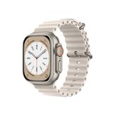 Newface Apple Watch 42 mm Krem Ocean Kordon