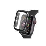 Newface Apple Watch 42 mm Siyah Camlı Kasa Ekran Koruyucu
