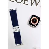 Newface Apple Watch 42mm Forest Kumaş Kordon - Lacivert