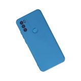 Newface General Mobile GM 21 Plus Nano İçi Kadife Silikon Mavi Cep Telefonu Kılıfı