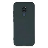 Newface General Mobile İle Uyumlu GM 20 Kılıf Nano içi Kadife Silikon - Koyu Yeşil