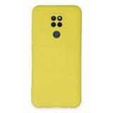 Newface General Mobile İle Uyumlu GM 20 Kılıf Nano içi Kadife Silikon - Sarı