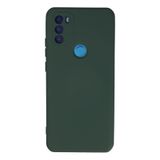 Newface General Mobile İle Uyumlu GM 21 Plus Kılıf Nano içi Kadife Silikon - Koyu Yeşil