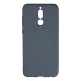 Newface Huawei Mate 10 Lite Kılıf Nano İçi Kadife Silikon - Gri