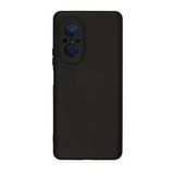 Newface Huawei Nova 9 SE Nano İçi Kadife Silikon Siyah Cep Telefonu Kılıfı