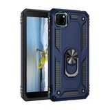 Newface Huawei Y5P Sofya Yüzüklü Silikon Kapak Lacivert Cep Telefonu Kılıfı