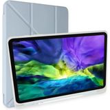 Newface iPad Pro 12.9 2021 Kalemlikli Mars Mavi Tablet Kılıfı