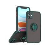 Newface iPhone 11 Montreal Yüzüklü Silikon Kapak - Yeşil Kılıf