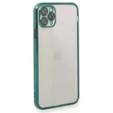 Newface iPhone 11 Pro Razer Lensli Silikon Yeşil Cep Telefonu Kılıfı