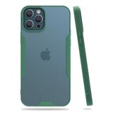 Newface iPhone 12 Pro Max Platin Silikon Yeşil Cep Telefonu Kılıfı