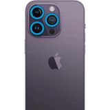 Newface iPhone 12 Pro Neon Fosforlu Mavi Kamera Lens