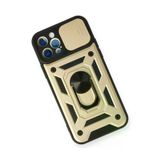 Newface iPhone 12 Pro Pars Lens Yüzüklü Silikon Gold Cep Telefonu Kılıfı