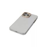 Newface iPhone 13 Pro Anka PC Sert Metal Kapak Şeffaf Cep Telefonu Kılıfı