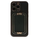 Newface iPhone 13 Pro Coco Elit Kapak - Siyah Kılıf