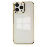 Newface iPhone 13 Pro Element Silikon Gold Cep Telefonu Kılıfı