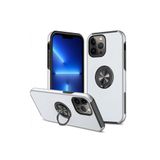 Newface iPhone 13 Pro Elit Yüzüklü Kapak Gümüş Cep Telefonu Kılıfı
